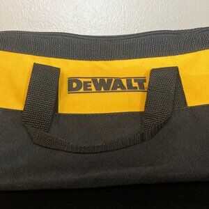 DeWalt Heavy Duty Black/Yellow Nylon 11" x 9" Contractor Tool Bag